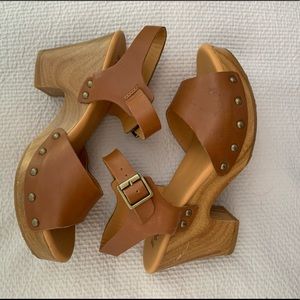 Kork Ease Heeled Leather Sandal